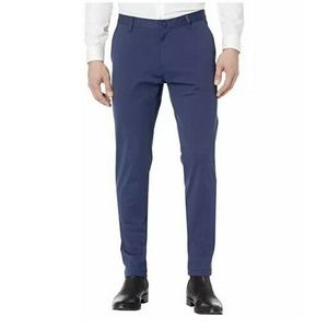 Rhone Pants 28 x 32 Blue Commuter Dress Pants Stretch Warp Knit NWT .